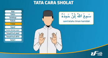 I’tidal الاِعْتِدَالُ (Bangkit dari Ruku;)